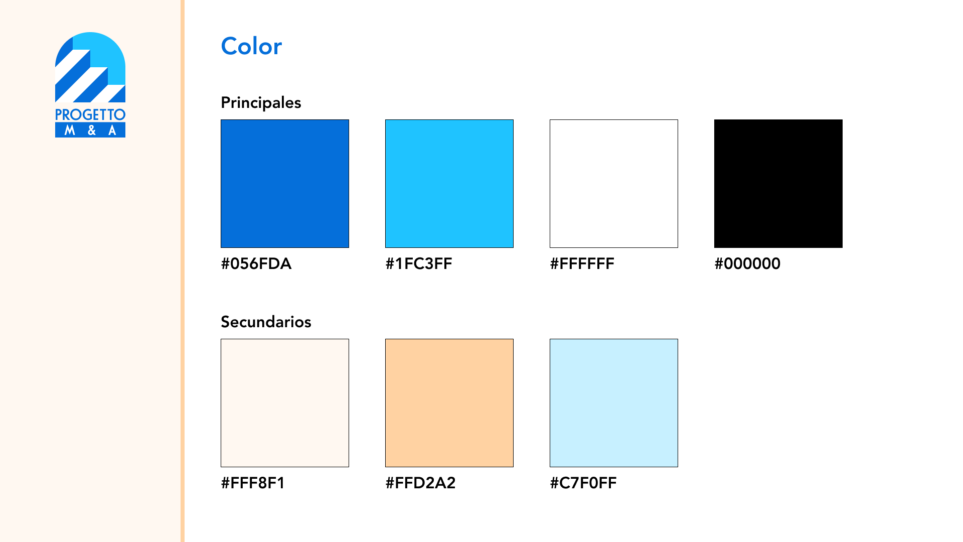 Color palette