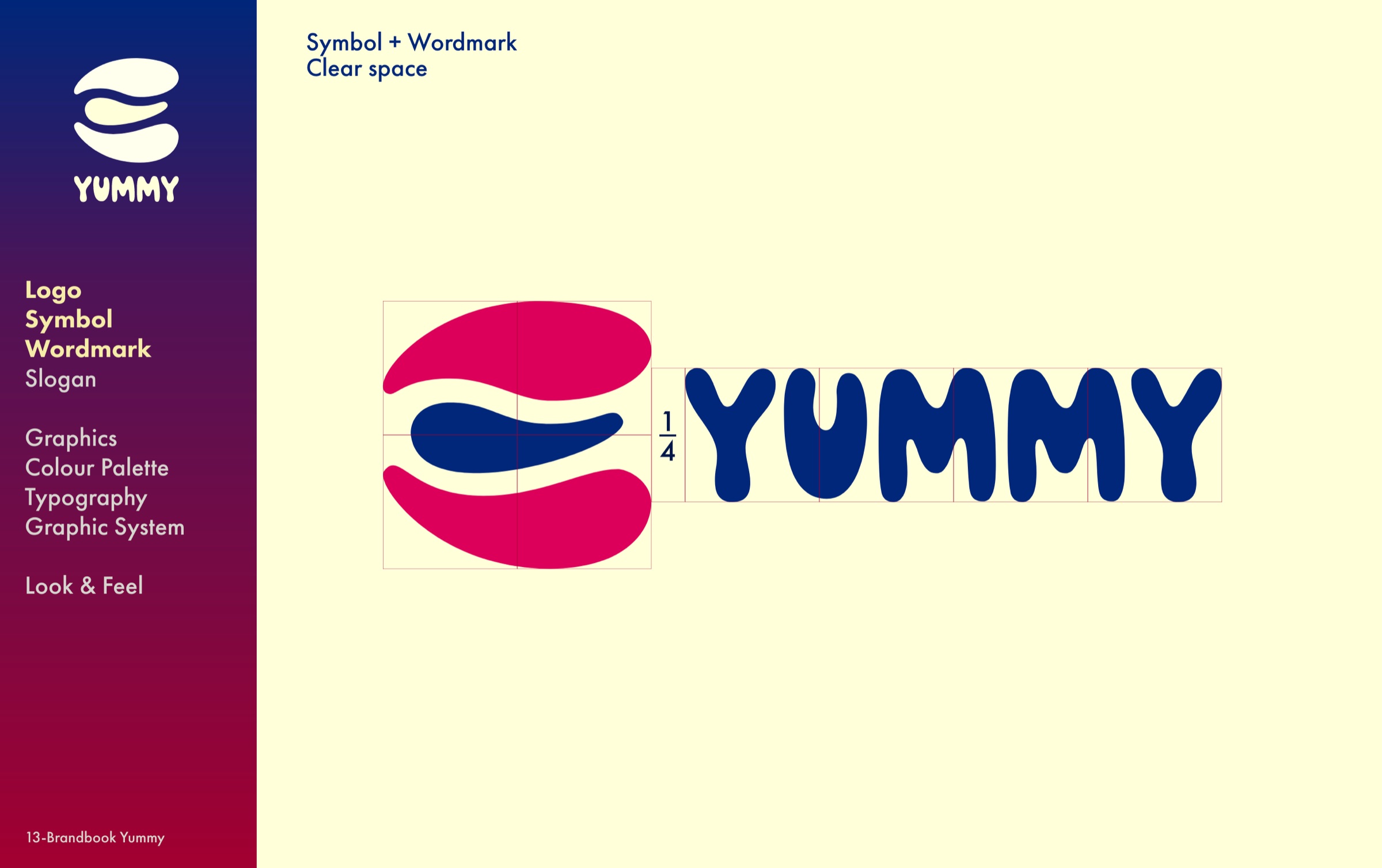 Symbol and wordmark clear space